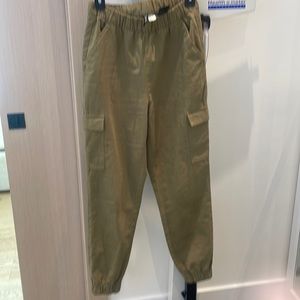 Divided brand olive colored joggers size small